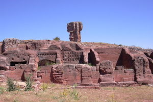 Yacimiento arqueológico de Tiermes en Montejo de Tiermes, España