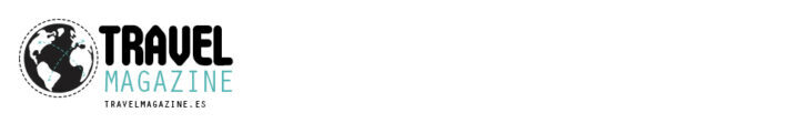 Logo de Travel Magazine con un globo terráqueo estilizado